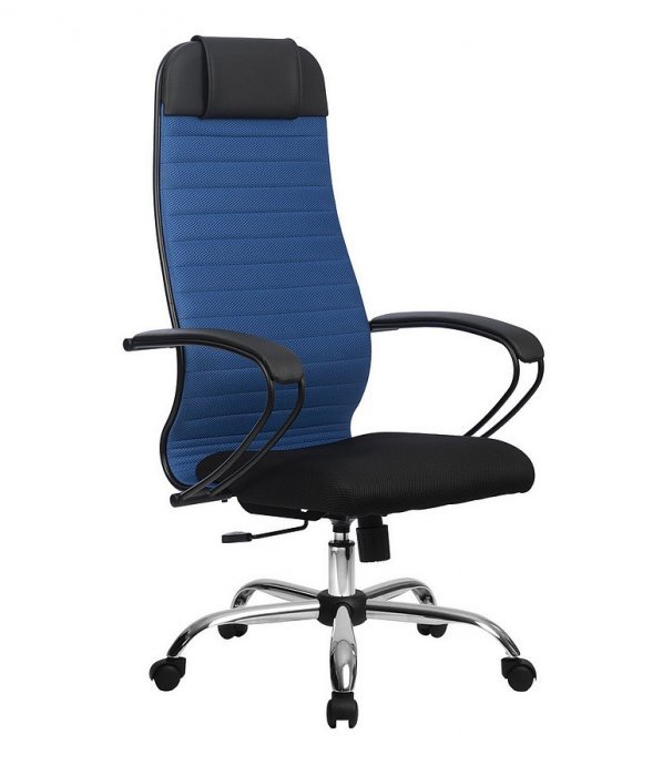 Кресло руководителя из ткани МЕТТА Комплект21 Ch ов - вид 7